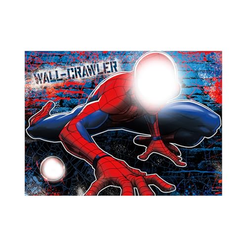 Krilucly 3D-Cartoon Spider Man Wandaufkleber, Niedlicher Selbstklebend Poster, Wandtattoo für Kinderzimmer Schlafzimmer, MäDchen Junge zimmer, Wohnzimmer, Kunst, Heimdekoration, GrößE: (60 x 40 cm) von Krilucly