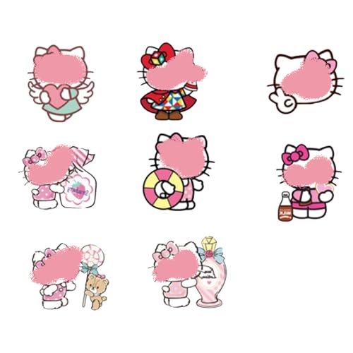 Krilucly 8 Stück Aufnäher zum Aufbügeln für Stoffe, bestickte Aufnäher, niedliche zum Aufbügeln, für Kleidung, Cartoon, Anime, zum Aufbügeln, für Löcher und Jacken, Hosen Krilucly 8 Stück Aufnäher zum Aufbügeln für Stoffe, bestickte Aufnäher, niedliche zum Aufbügeln, für Kleidung, Cartoon, Anime, zum Aufbügeln, für Löcher und Jacken, Hosen von Krilucly