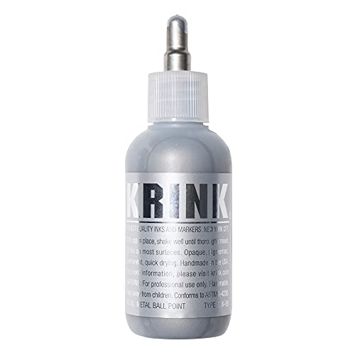 KR: Krink K-66 Metal Tip Squeeze Marker - Silver von Krink