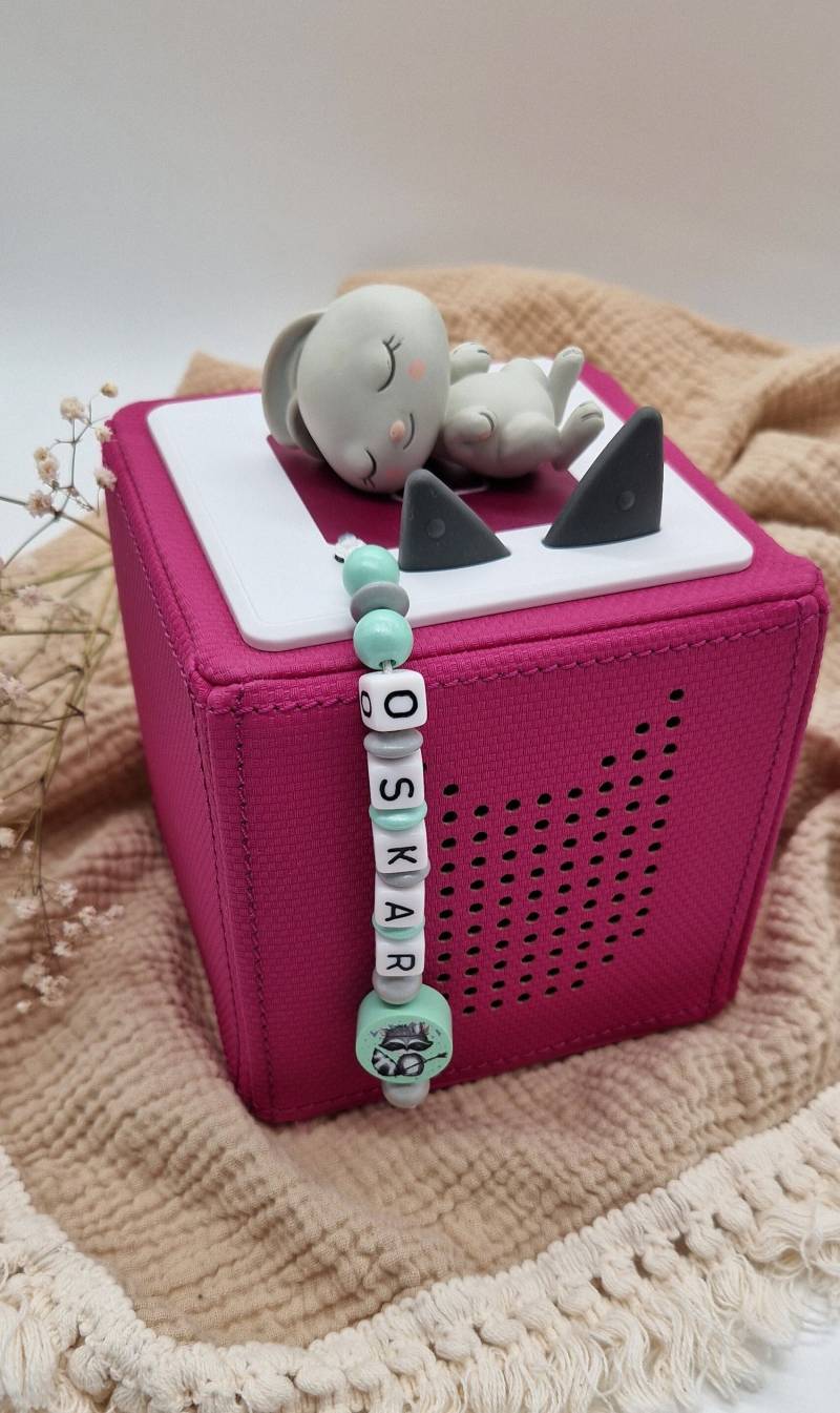 Toniebox Anhänger Mit Name, Personalisierte Anhänger, Audiostecker Personalisiert von KristallKinderShop