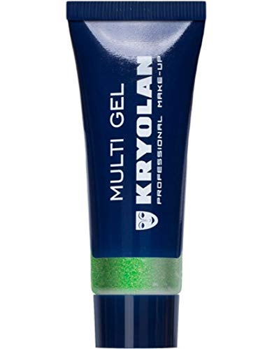 Kryolan Multi Glitter Gel fein, 10ml Pastel Green von Kryolan