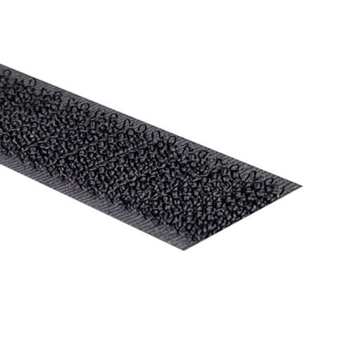 Kstar Klettband selbstklebend extra Stark, Hakenband oder Flauschband, Farbe, Breite, Länge wählbar, Klettverschluss selbstklebend (Hakenband, schwarz, 16 mm x 100 m) von Kstar