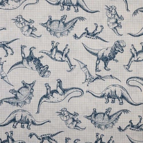 Kt KILOtela - Bedruckter Leinenstoff, Dekoration, Tapisserie, Kissen, Vorhänge, Tagesdecken, Taschen, Tischdecken, Bastelarbeiten, 100 cm Länge x 280 cm Breite, Dinosaurier, Blau, 1 Meter Kt KILOtela - Bedruckter Leinenstoff, Dekoration, Tapisserie, Kissen, Vorhänge, Tagesdecken, Taschen, Tischdecken, Bastelarbeiten, 100 cm Länge x 280 cm Breite, Dinosaurier, Blau, 1 Meter von Kt KILOtela