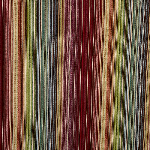 Kt KILOtela - Polsterstoff, Möbelstoff, Jacquard Gobelin in Streifen, 60% Baumwolle, 40% Polyester, Oeko-Tex Zertifiziert, Ideal für Deko, Vorhänge, Kissen, Mehrfarbig, 100 x 280 cm, 1 Meter von Kt KILOtela