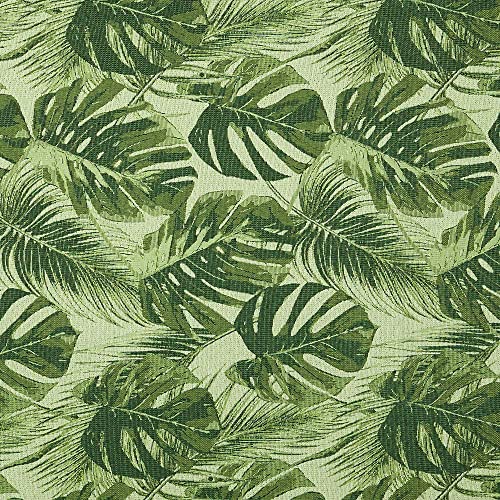 Kt KILOtela Polsterstoff, Möbelstoff, Jacquard Gobelin, Dekostoff, Modische Accessoires, Tischdecke, Vorhang, oder Dekoartikel, 100 cm Länge x 280 cm Breite, Tropische Blätter Monstera, Grün - 1 Meter von Kt KILOtela