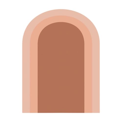 Kuntesetty Bogen Wandaufkleber für Kinderzimmer Und Wohnzimmer, PVC Tapete für Dekoration, Rosa Kuntesetty Bogen Wandaufkleber für Kinderzimmer Und Wohnzimmer, PVC Tapete für Dekoration, Rosa von Kuntesetty