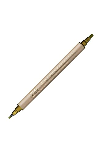 Kuretake KUMS-8400-123 Zig Memory System Twin Marker, Calligraphy Metallic, 123 Kupfer von Kuretake