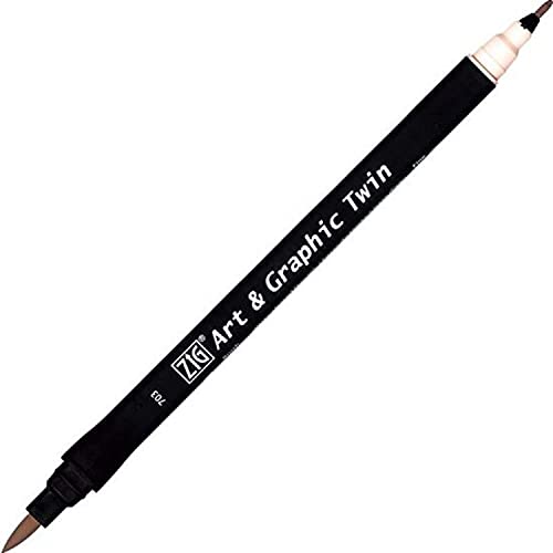 Kuretake ZIG Art and Graphic Twin Tip-Marker 087 Cool Grey - 9 von Kuretake