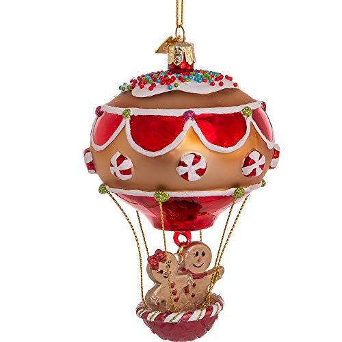 Kurt S. Adler Glas-Weihnachtsornament, Nostalgisch, Mehrfarbig, 4.75“ von Kurt S. Adler