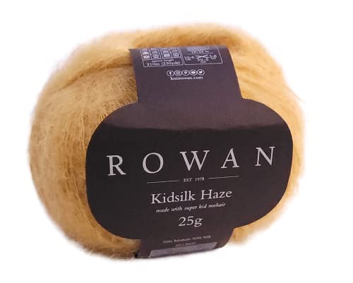 Rowan Kidsilk Haze, Lacegarn ocker, Seide Superkid Mohair, feine Wolle zum stricken und häkeln | 70% Mohair 30% Seide (695 ochre) von Kurtenbach