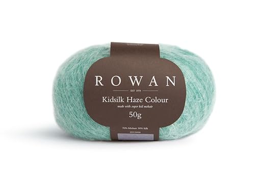Rowan Kidsilk Haze Colour, Lacegarn Farbverlauf mint grün, Seide Superkid Mohair, feine Wolle zum stricken und häkeln, 50g | 70% Mohair 30% Seide (04 bottle) von Kurtenbach