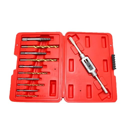 Kustimantu Schraubenextraktionssatz, Schraubenextraktionsentferner -Kit - 11 Stück Easy Out Bolt Bohrer Bit Kit - Mehrzweck-Tap-Extraktoren setzen für Handwerker-Enthusiasten hochfestige Strecke von Kustimantu