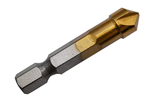 Kegelsenker 90° HSS-TiN 1/4" Sechskantschaft Ø 6,3 mm von Kutlu Deutschland GmbH