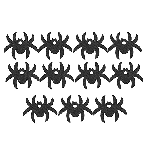 500 Stück Halloween-Aufnäher, Vliesstoff, Festival-Deko-Aufnäher, Streich-Konfetti-Zubehör, Halloween-Aufnäher, Streich-Aufnäher, Halloween-Ornament, Halloween-Zubehör, (2cm spider) von Kuuleyn