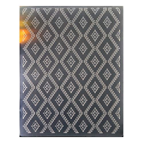 Kwan Crafts Diamant-Prägeschablonen aus Kunststoff für Karten, Scrapbooking und andere Papierbastelarbeiten, 12,1 x 15,2 cm von Kwan Crafts