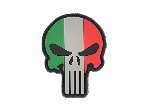 LA PATCHERIA Punisher Bandiera Italia von LA PATCHERIA