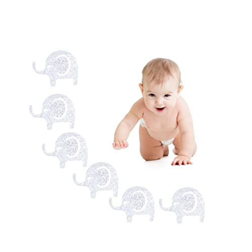 LABRIMP 1 Packung Silber Elefant Tisch Konfetti Glitzer Papier Geburtstag Konfetti Tier Paillette Set Ornamente Für Babyparty Kinder Geburtstagsfeier (ca. 100 Stück in 1 Packung) von LABRIMP