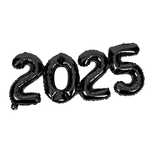 LABRIMP 1 Satz 2025 Ballon 2025 Partyballons Silvester-party-ballon Hochzeitsballons Als Ornamente Jahrestag Lieferungen Gastgeschenke 2025 Aufblasbare Ballons Feierballons Aluminiumfolie von LABRIMP