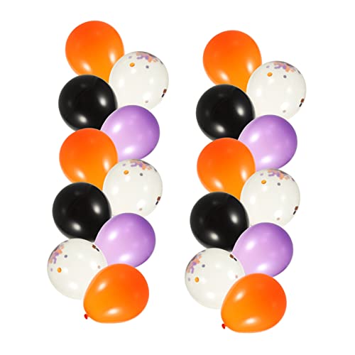 LABRIMP 1 Satz Halloween-ballon Ballondekorationen Orangefarbene Verzierungen Ballongirlande Zu Ostern Stanzballon Ballons Verzierungen Para De Fiestas Halloween-festival Emulsion von LABRIMP