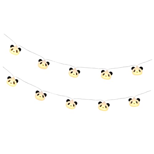 LABRIMP 1 Satz Riesen-panda-lichterketten Führte Indoor Kinder Schlafzimmer String Lichter Glühbirne Lichterketten Panda Lichterketten Gartendeko Licht Fee Baum Hängende Lichter Plastik von LABRIMP