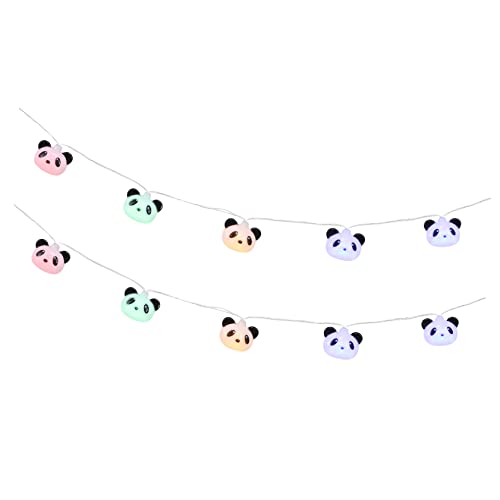 LABRIMP 1 Satz Riesen-panda-lichterketten Gartendeko Licht Batteriebetriebene Lichterkette Panda Form String Licht Led-string Licht Panda-lampe Hängen Plastik Drinnen Kind Schildkröte von LABRIMP