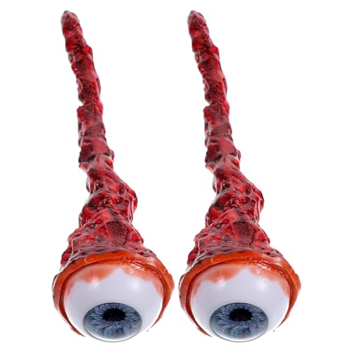 LABRIMP 10 Stk Süßigkeiten Halloween Augäpfel Requisiten Interessant Falsche Augen Für Halloween Halloween-requisiten Augapfel Halloween-cosplay-requisiten Lustige Brille Federnd Emulsion von LABRIMP