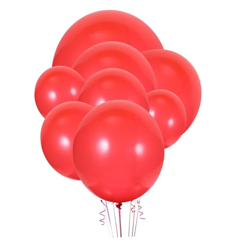 LABRIMP 101 Stück Ballonanzug Rote Dekorationen Geburtstagsballonbogen Geburtstagsfeierballons Hochzeitsballons Rote Ballongirlande Partyfeierballons Rote Weiße Blaue Ballons von LABRIMP