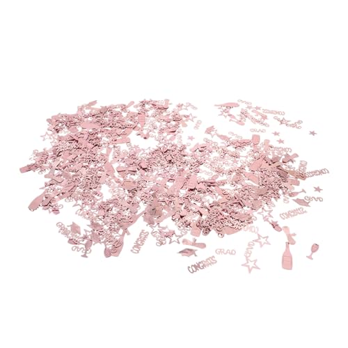 LABRIMP 2 Abschluss Konfetti Tisch Für Die Abschlussfeier Glitzerornamente Party Liefert Konfetti Grad Dekor Party Konfetti Graduierungsaufsätze Für Tische Kappe Graduierung Golden Plastik von LABRIMP