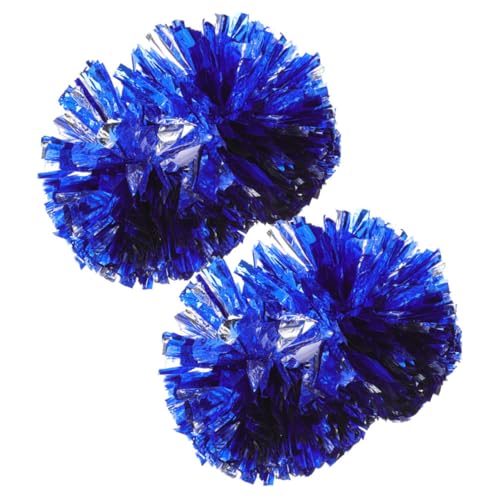 LABRIMP 2 Stück Cheerleading Pompons Mit Griff Cheerleader Requisite Für Schulveranstaltungen Dekorative Pom Poms Für Cheerleading Wiederverwendbares Cheerleading Zubehör von LABRIMP