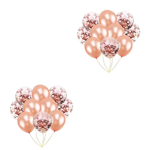 LABRIMP 60 Stk Klare Ballons Mit Konfetti Einfarbige Luftballons Klare Luftballons Mit Goldglitter Vorschlagsballons Partyballons Hochzeitsballons von LABRIMP