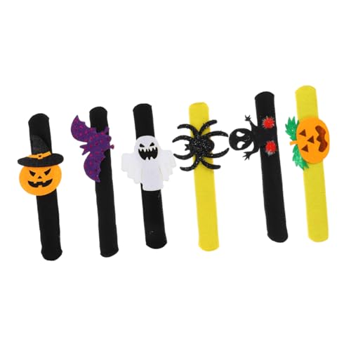 LABRIMP 6St Pop-Kreis-Armband Halloween-Backen Schlagarmbänder für Halloween Schlagbänder party halloween halloween-dekoration Schlagarmbänder für Kinder leichte Schlagarmbänder Plastik von LABRIMP