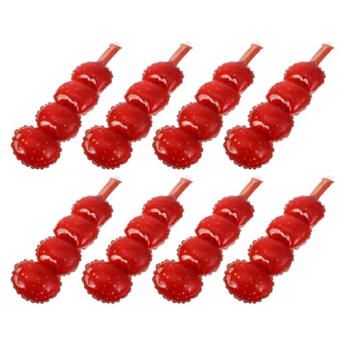 LABRIMP 8Pcs Ballon Requisiten Luftballons Windlampe Saugnapf Tasse Ersatzballons Blumenblumeneimer Gegenstand Dullhaus Dekorative Blumeneimer Lebensmittelballons Süßigkeiten Dekorationen von LABRIMP