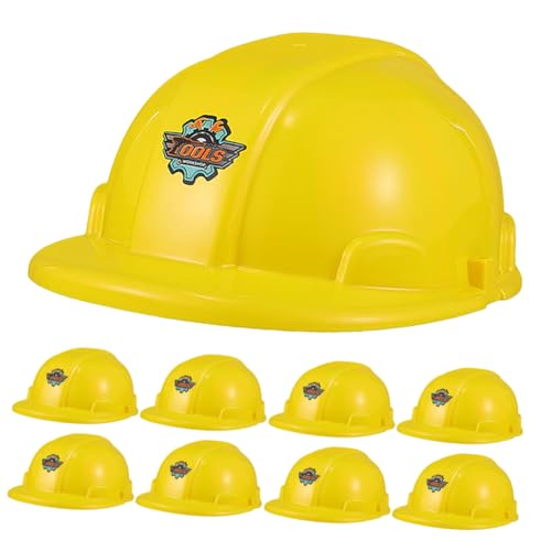 LABRIMP 9St Technischer Schutzhelm Bau-Partyhüte Schutzhelm für den Bau Mini-Bauhut Kinder Bauarbeiterhelm bauarbeiter spielzeug Kleinkindhelm Baumützen für Kinder Engineering-Hut Plastik von LABRIMP