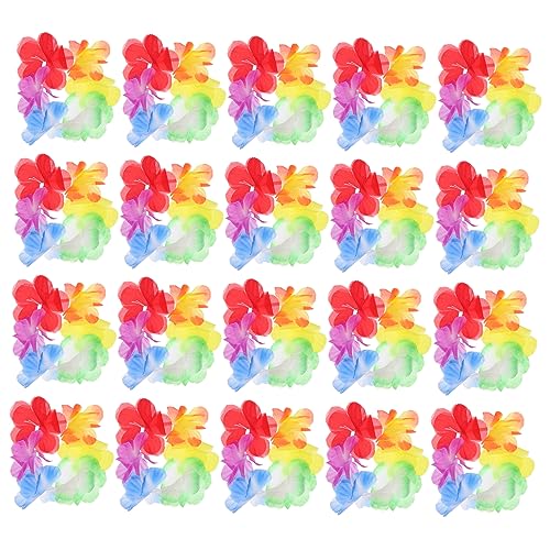 LABRIMP Bunte Hawaiianische Handringe Elastische Wreath Handdeko Für Feste Poolpartys Und Luau Veranstaltungen Perfekte Hawaii Party Dekorationen von LABRIMP