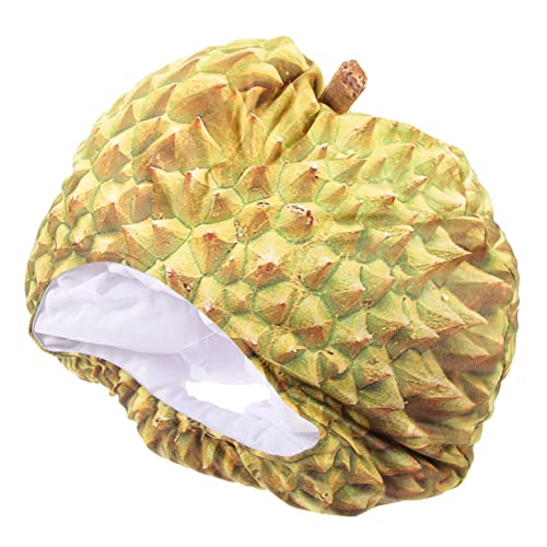 LABRIMP Costume Party Supplies Plush Formen Hut Durianer Headgear Kids Kopfbedeckung Carnival Lustiger Funny Festival Durian Cosplay Hat Fruits Plüschdurianer Novelty Adults Shaped von LABRIMP