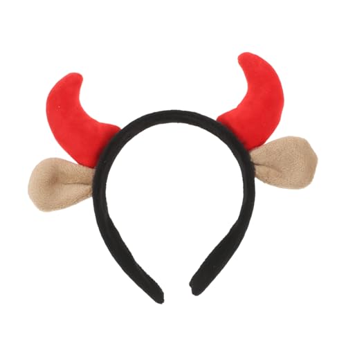 LABRIMP Durchführung Von Lieferungen Durchführung Von Ochsenhorn Haarreifen Dekoratives Stirnband Cosplay Kopfbedeckung Festival Kopfschmuck Haar Accessoire Party Kopfschmuck von LABRIMP