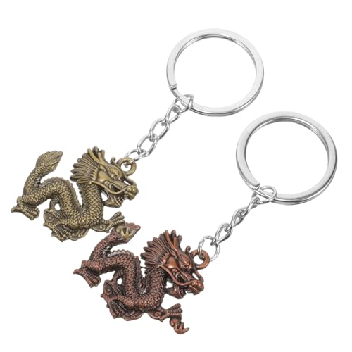 LABRIMP Festivalgeschenke Taschen des Chinesisches Hängedekoration Tierkreiszeichen Drachen die Anhängers für Schlüsselanhänger Chinesischer Drache Neujahrs Glückstier Drachenform Jahr von LABRIMP