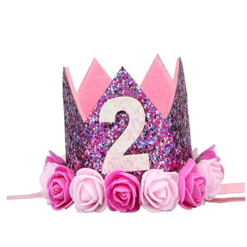 LABRIMP Kinder Krone Stirnband Für Geburtstag Party Und Fotos Haaraccessoire Für Tägliche Frisuren Größe 6 Für 2 Jahre Alte Kinder Perfekte Kopfbedeckung Für Kleine Prinzessinnen von LABRIMP