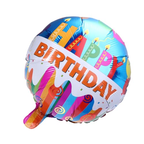 LABRIMP Mylar Ballon Set Runde Luftballons Für Kindergeburtstage Happy Birthday Dekoration Liebe Und Sonne Design Ideal Für Festlichkeiten Und Feiern von LABRIMP