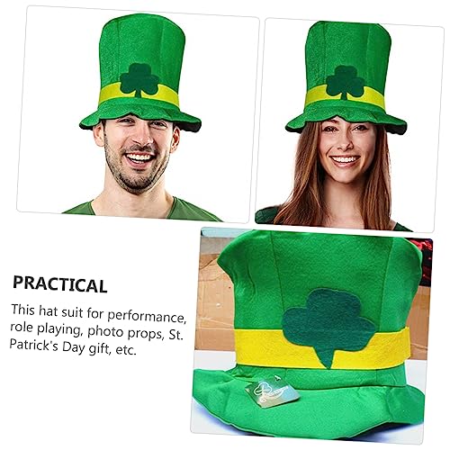 LABRIMP Patrick's Day Partyhut mit Kleeblatt Design Leichtes Hautfreundliches Samtmaterial Festliches Kostümzubehör für Karneval und Irische Feierlichkeiten LABRIMP Patrick's Day Partyhut mit Kleeblatt Design Leichtes Hautfreundliches Samtmaterial Festliches Kostümzubehör für Karneval und Irische Feierlichkeiten von LABRIMP