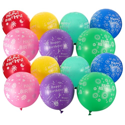 LABRIMP Happy Birthday Luftballons 100er Set Latexfolienballons für Geburtstagsparty-dekorationen von LABRIMP