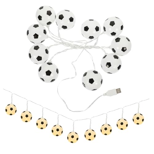 LABRIMP Schnur Fußball-Lichterketten led ligts led-light Partylicht Party dekorative Lampe Ornament Wohnkultur Partylampe Hausbedarf draussen Dekorationen Außenlicht Dekorative Lichter von LABRIMP