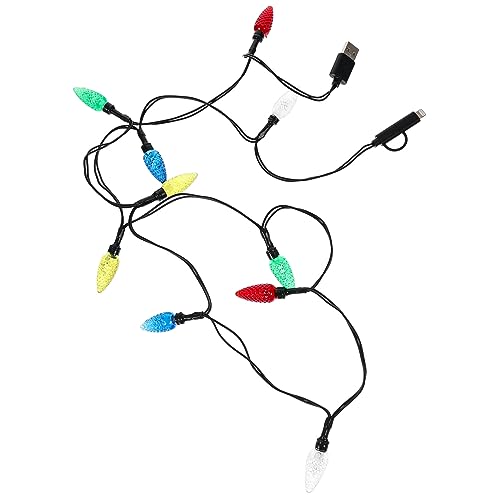 LABRIMP Schnur Usb-nachtlicht Led-lampen Feiertags-usb-lichter Weihnachtsdekoration Usb Lichterkette Innenausstattung Weihnachtsglühbirnen Drinnen Ladekabel Pvc von LABRIMP