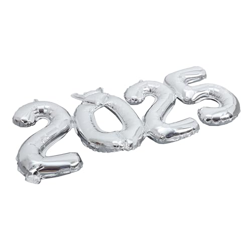 LABRIMP Zahlen Folienballons aus Aluminiumfolie Silberne Party Dekoration für Neujahr Abschlussfeier und Festival Große Stabile Luftballons als Hintergrund und Tischdeko Foto Requisiten LABRIMP Zahlen Folienballons aus Aluminiumfolie Silberne Party Dekoration für Neujahr Abschlussfeier und Festival Große Stabile Luftballons als Hintergrund und Tischdeko Foto Requisiten von LABRIMP