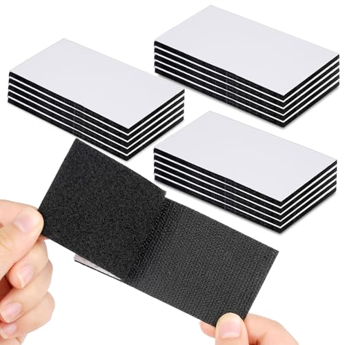 LAINIKE 15 Pcs 30 x 100 mm Velcro Tape, Self-Adhesive, Adhesive Velcro Tape, Extra Strong, Sided, Velcro Fastener, for Attaching, Organising and Storage of Tools von LAINIKE