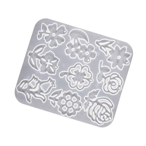 Einfach zu verwendende Silikon-Schmuck-Zubehör-Formen für handgefertigte Harz-Blumen-Ohrringe, Anhänger, Blattform, Bastelprojekte Einfach zu verwendende Silikon-Schmuck-Zubehör-Formen für handgefertigte Harz-Blumen-Ohrringe, Anhänger, Blattform, Bastelprojekte von LAIOUSN