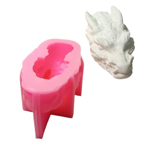 Silikonformen mit Drachenkopf-Motiv für Epoxidharz, Seife, Schokolade, Fondant, Zement, Ton, Heimdekoration Silikonformen mit Drachenkopf-Motiv für Epoxidharz, Seife, Schokolade, Fondant, Zement, Ton, Heimdekoration von LAIOUSN