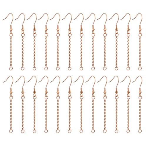 Verlängerte Schwanzketten aus Metalllegierung, Karabinerverschlüsse, handgefertigt, Schmuckherstellung, für Ohrhaken von LAIOUSN