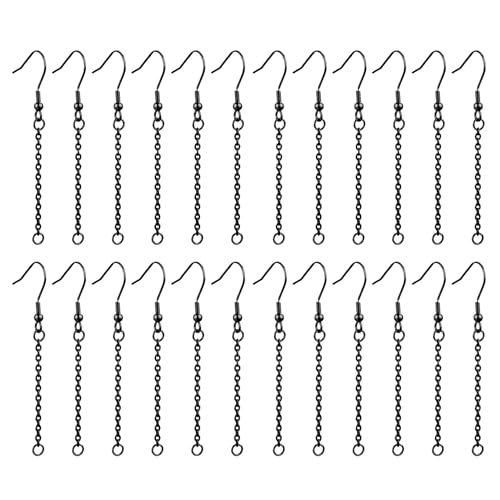 Verlängerte Schwanzketten aus Metalllegierung, Karabinerverschlüsse, handgefertigt, Schmuckherstellung, für Ohrhaken von LAIOUSN