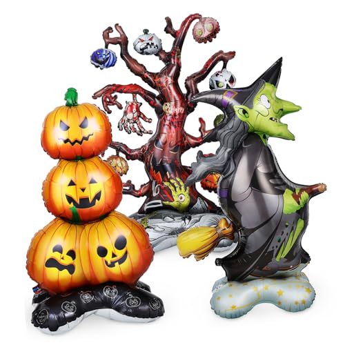 1 Satz Halloween-Dekorationsrequisiten Aufblasbare Party Requisiten Gruselige Dekoration Halloween-Ballonmodell Halloween-Partydekorationen Halloween-Zubehör Partyballons LALADEFIEE von LALADEFIEE